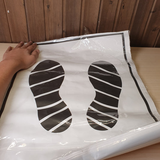 Disposable, protective paper floor mat#6951