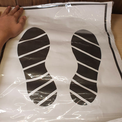 Disposable, protective paper floor mat#6951