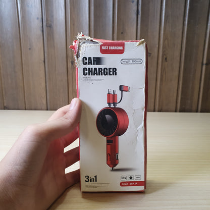 Car Charger Retractable #8000