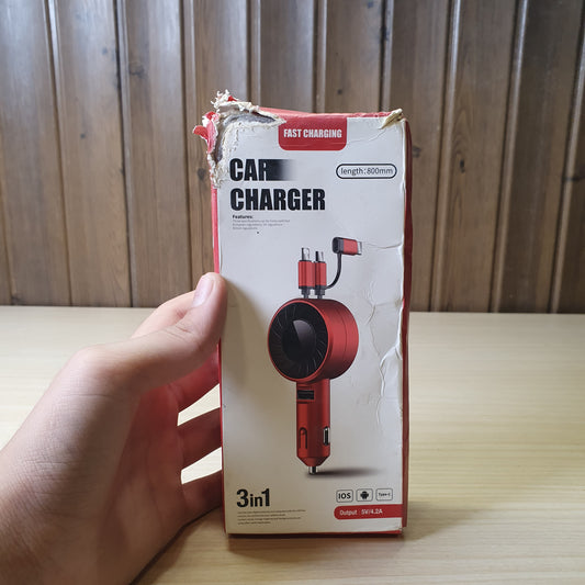 Car Charger Retractable #8000