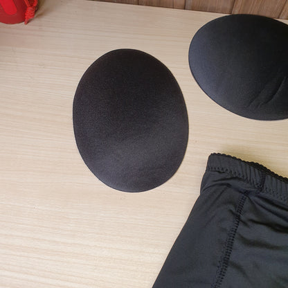 Black AfruliA hip-enhancing shaper features lace trim and includes removable pads for added volume.#8219