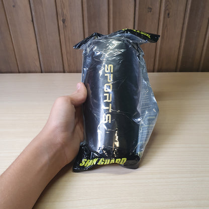 Black football shin guard #8109