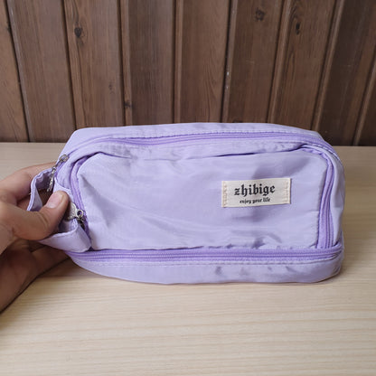 Large-capacity pencil case branded "zhibige #8252