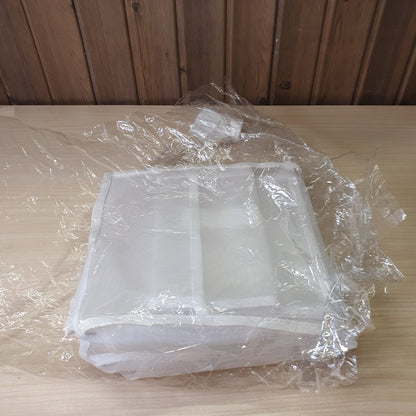 Foldable, white mesh drawer organizer #8266