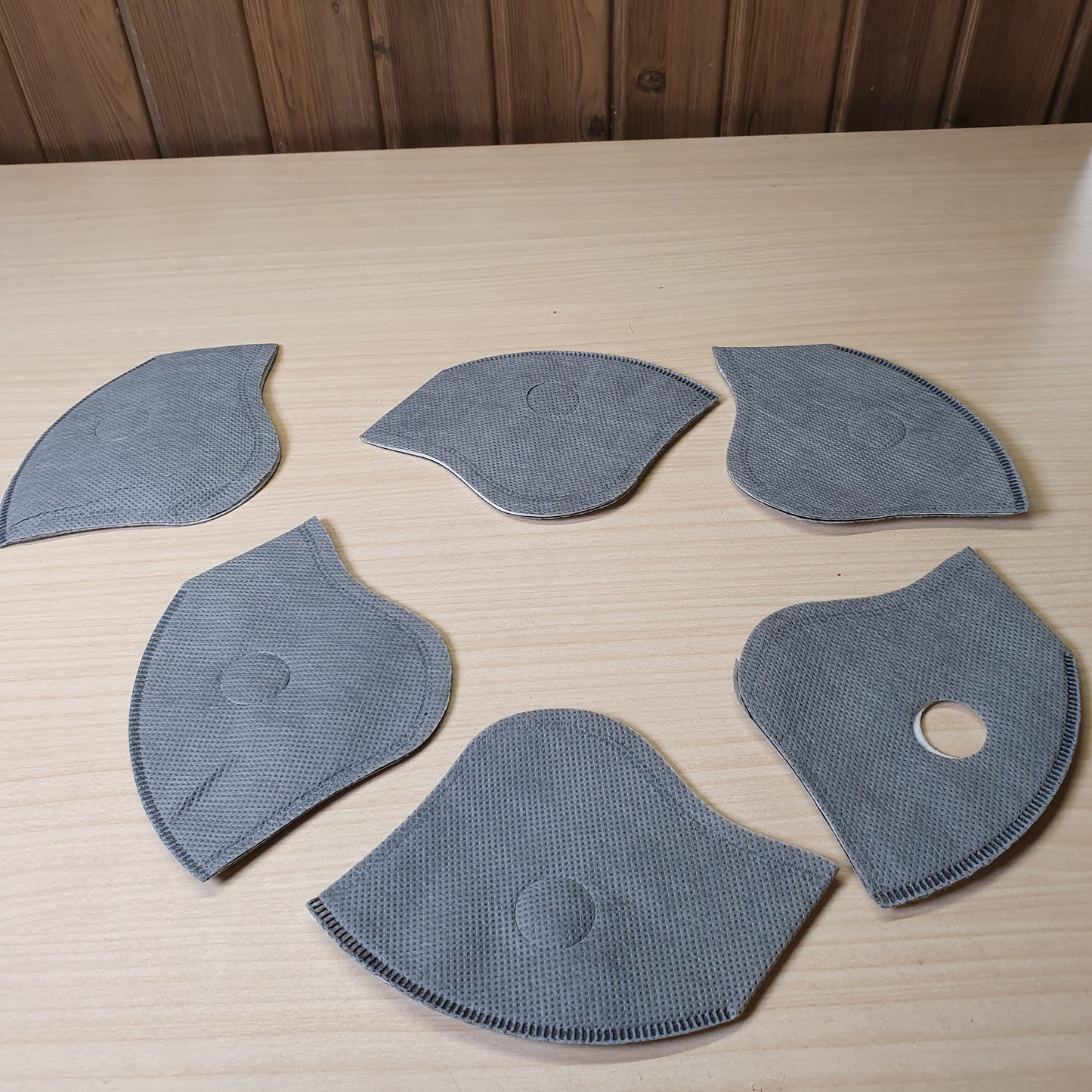 Replacement filters for a reusable cycling or dust face mask,  #8532