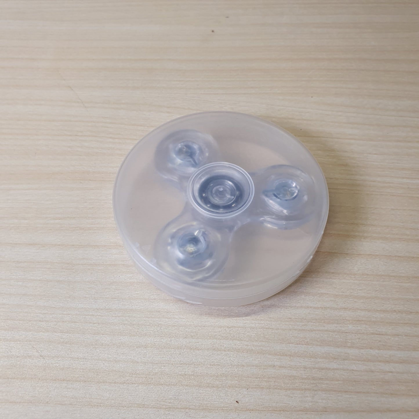 Transparent LED fidget spinner #8253