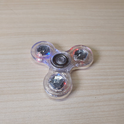 Transparent LED fidget spinner #8253