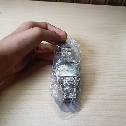 Silver watch #8337