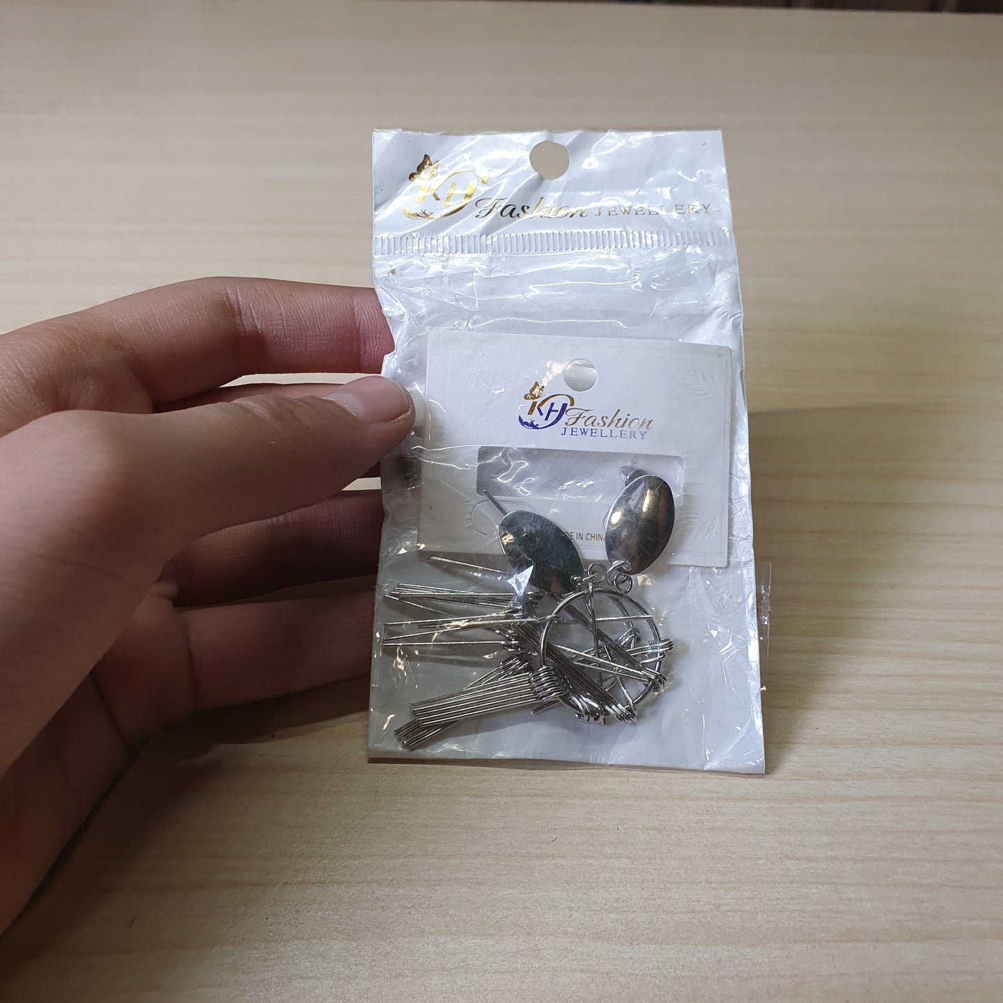 Fashion Jewellery silver-toned dangle Earrings  #8552