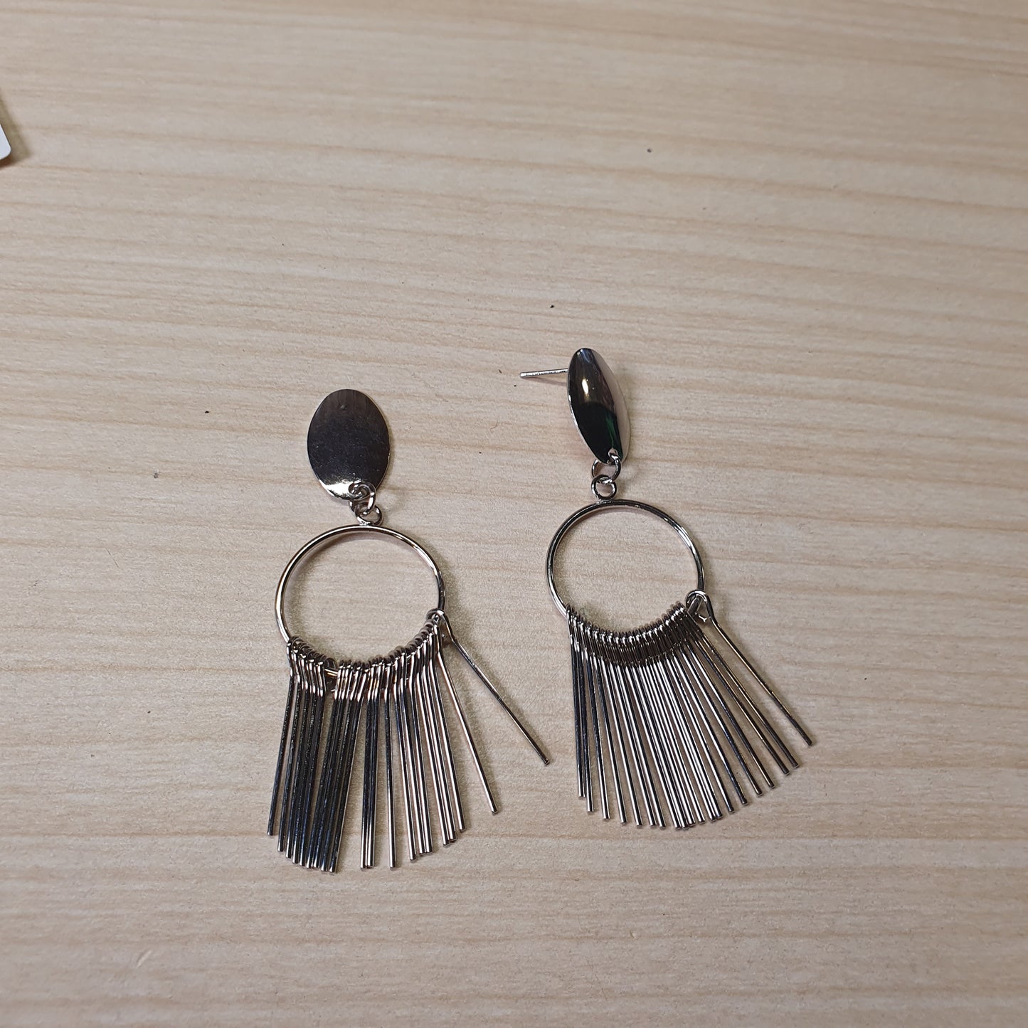 Fashion Jewellery silver-toned dangle Earrings  #8552