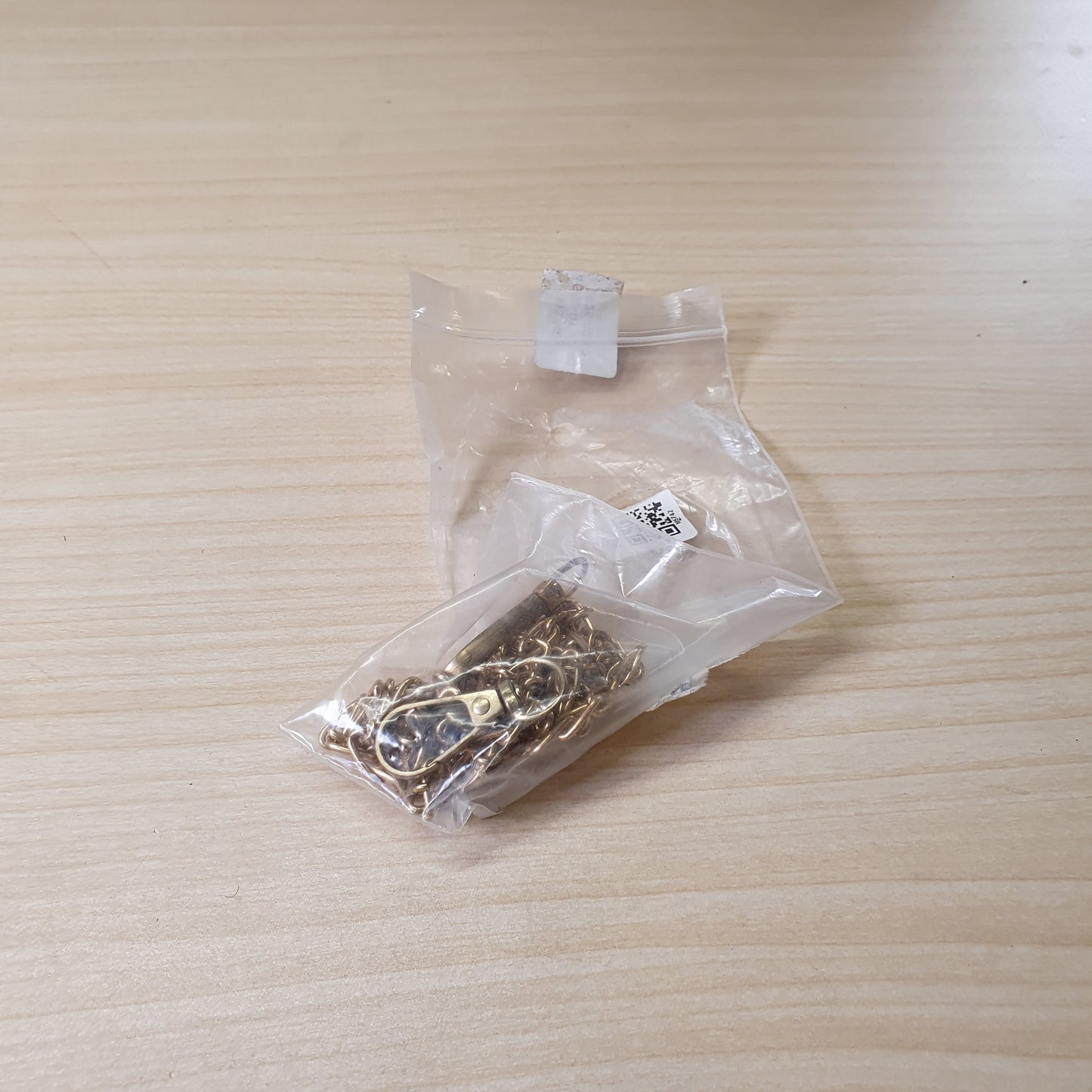 Gold metal chain strap #8654