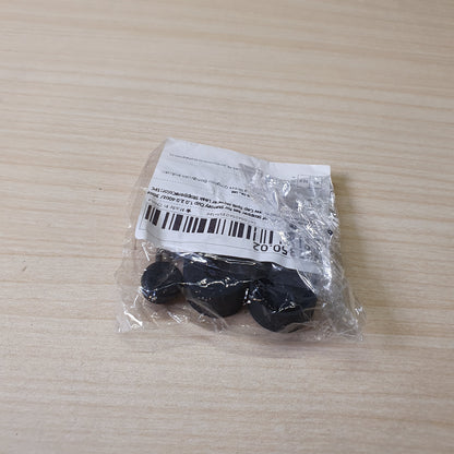 Black silicone pieces are accessories designed to make tumblers spill-proof.#8648