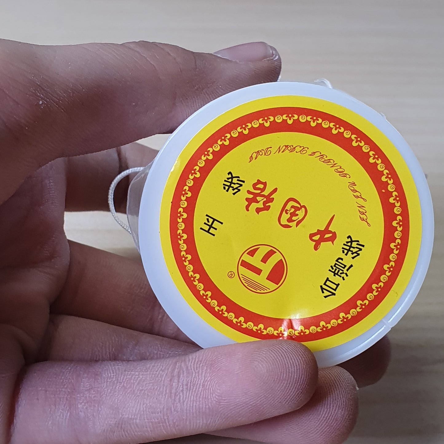 Spool of 0.8mm to 1mm white nylon cord,#8131