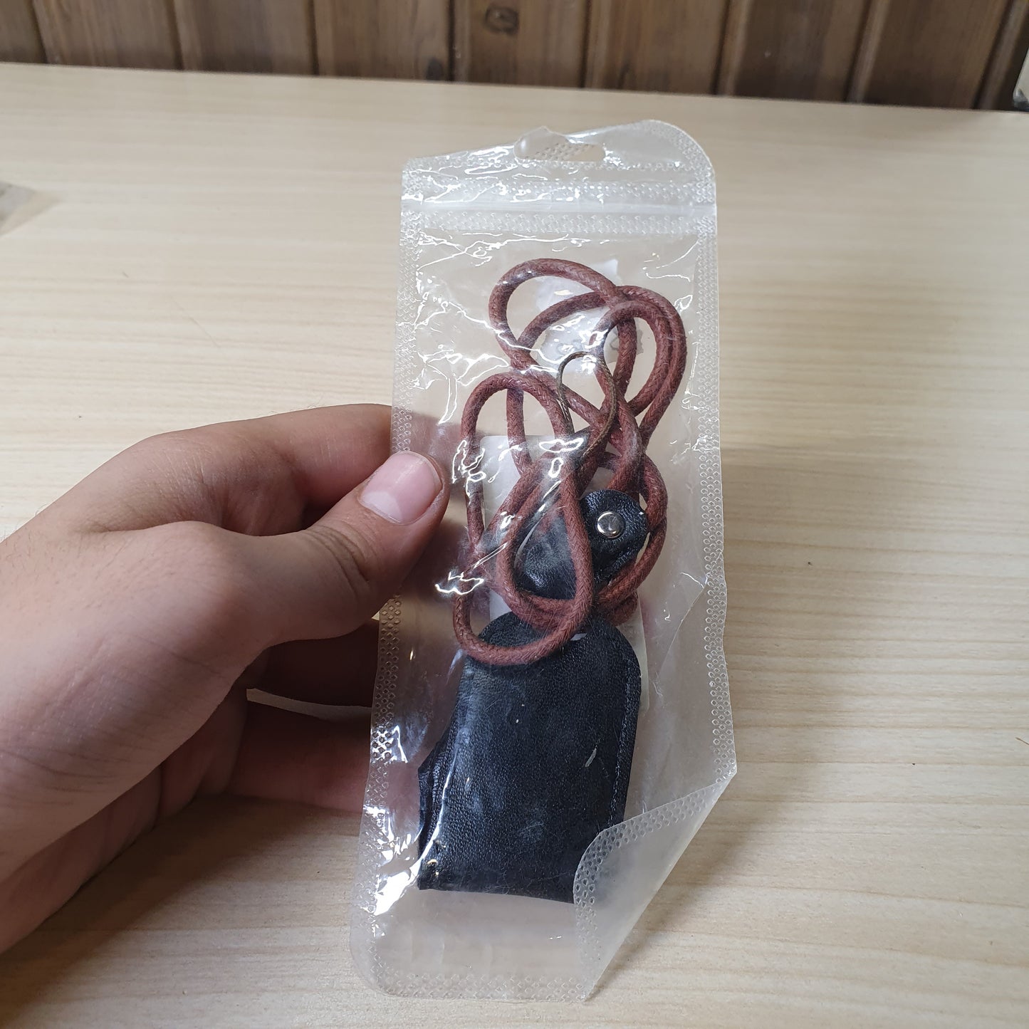 Black faux leather case is designed to hold e-cigarettes #8283