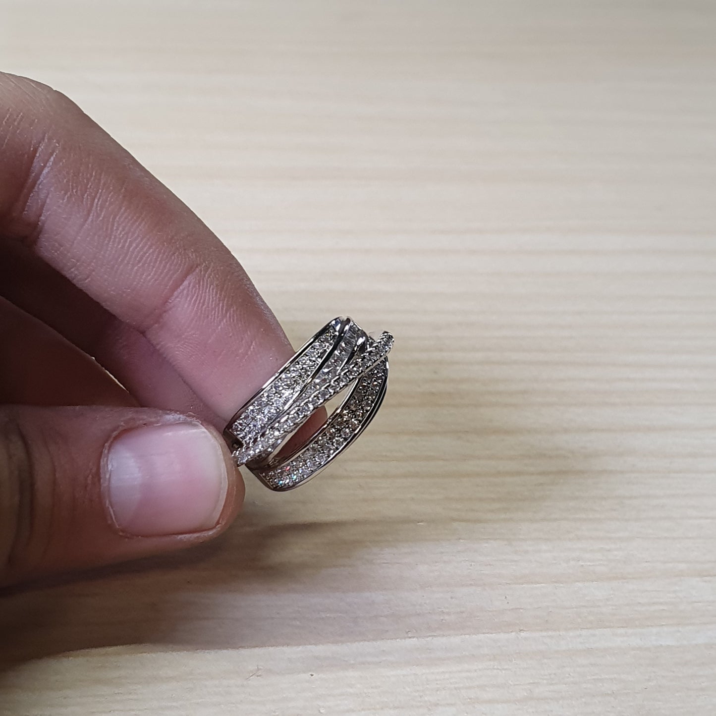 Cross Over Ring #8248