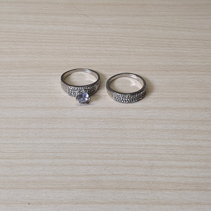 Rings Pack Of 2 Size 10#8614