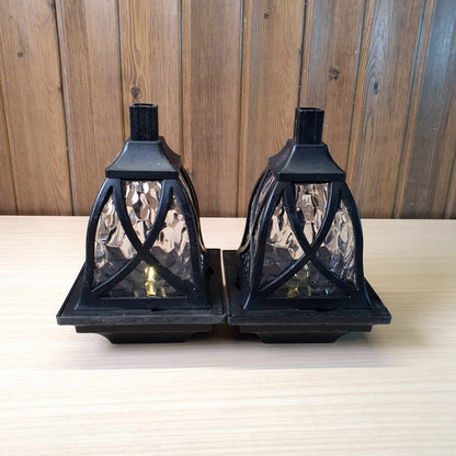 Black Solar Garden Lights  #9072