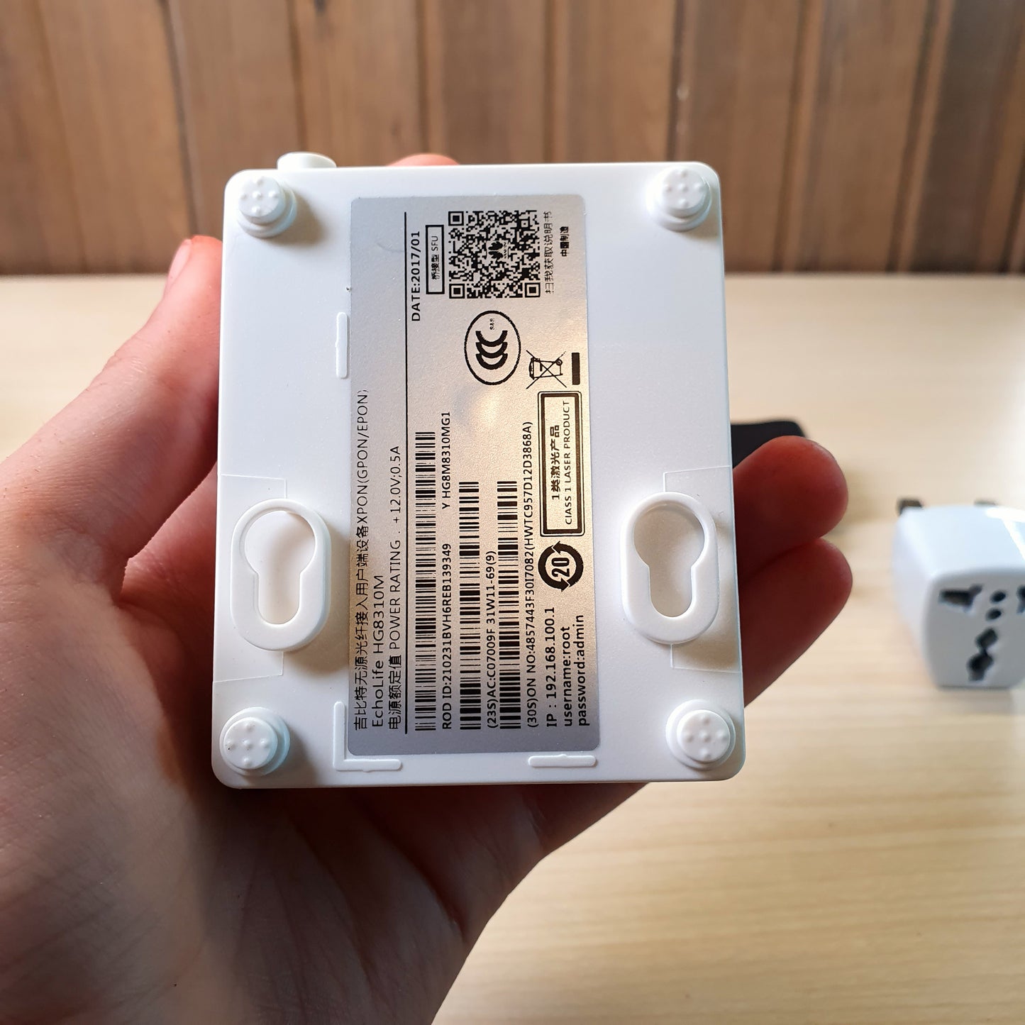 Huawei HG8310M GPON Optical Network Terminal (ONT) used for fiber optic internet connections. #9134