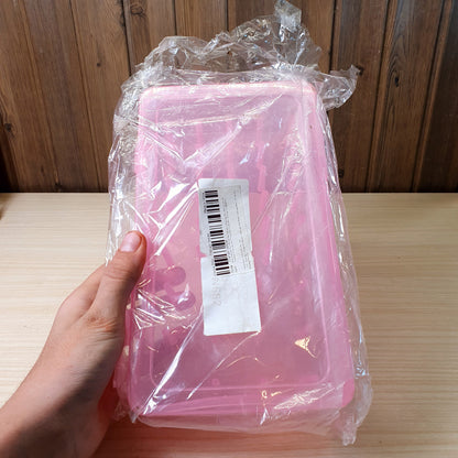 42-spool sewing thread storage box made of transparent plastic. #9087