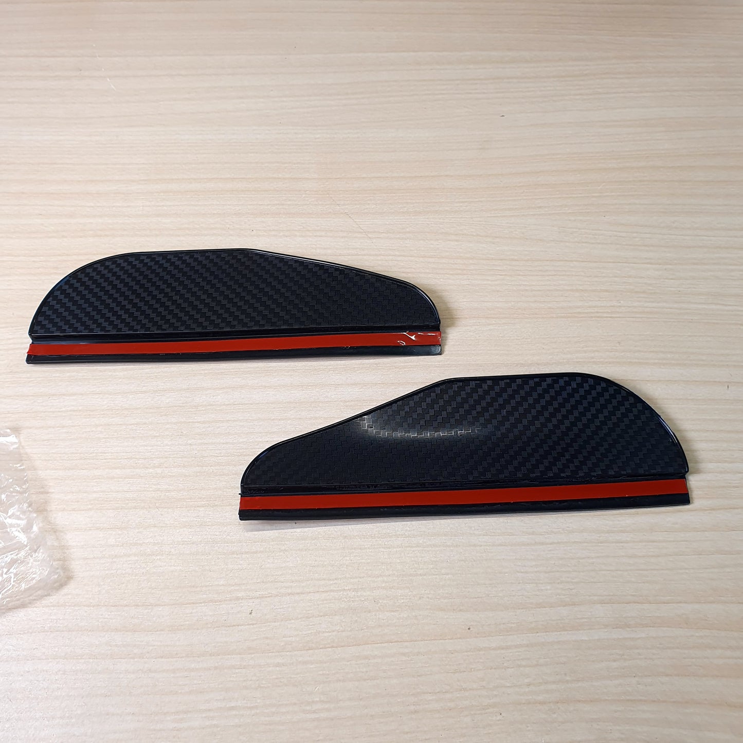 carbon-fiber pattern side mirror visors #9190