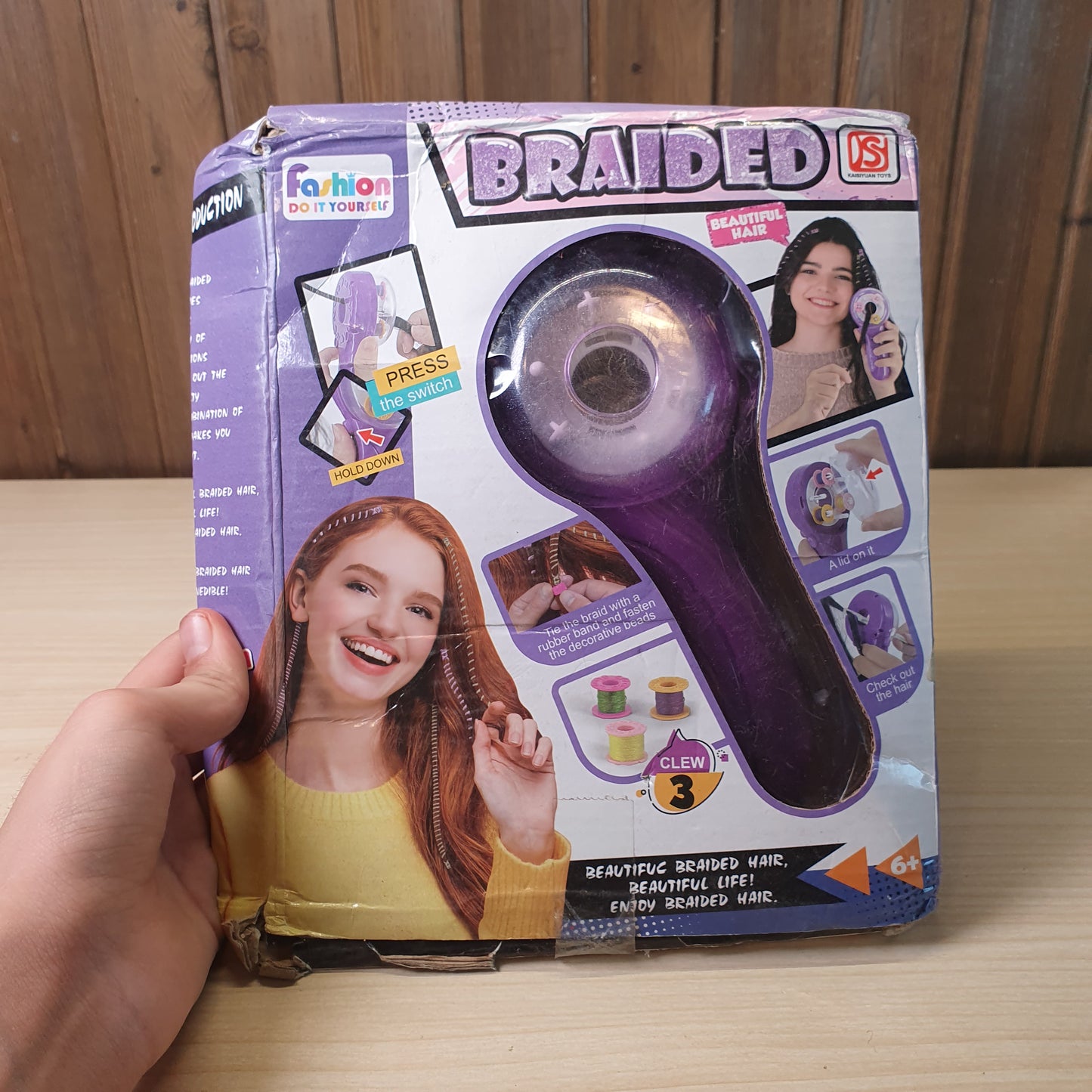 Braided branded automatic hair braiding machine designed for creating DIY hairstyles. #9151
