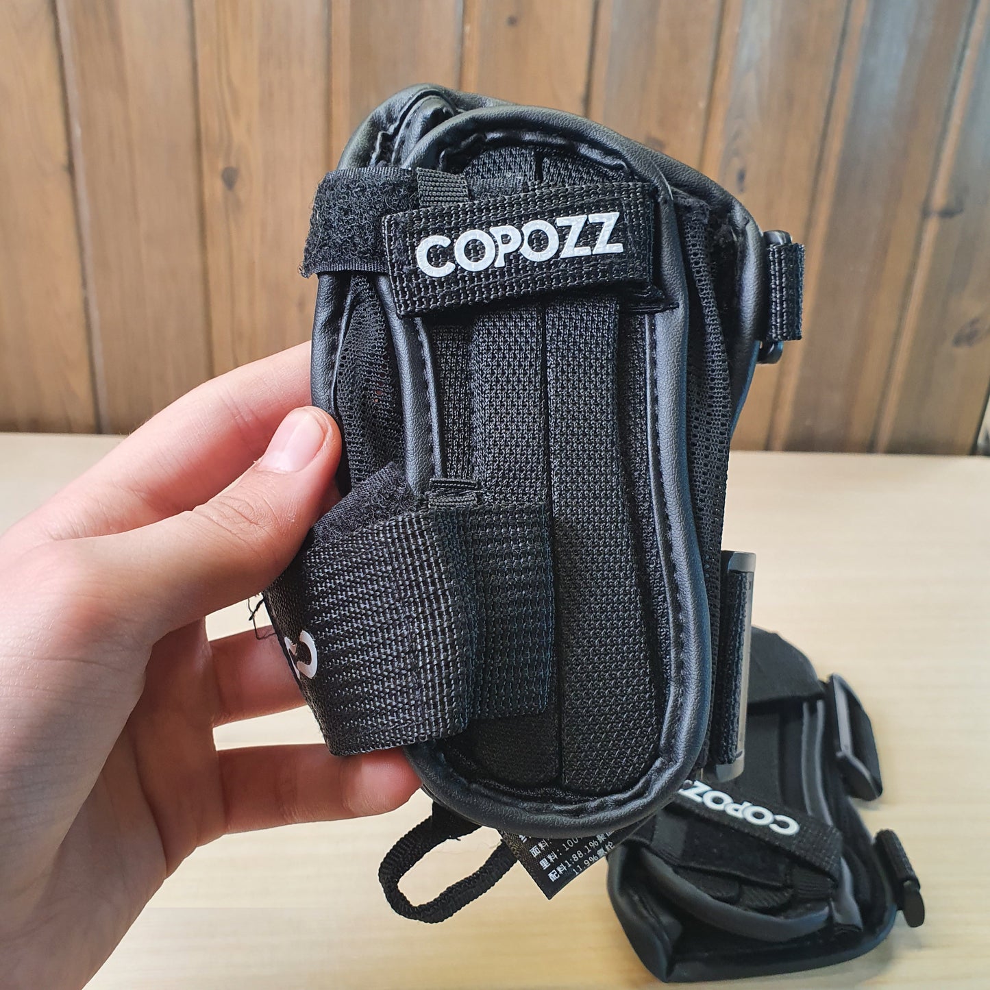 Copozz black adjustable wrist guards #9016
