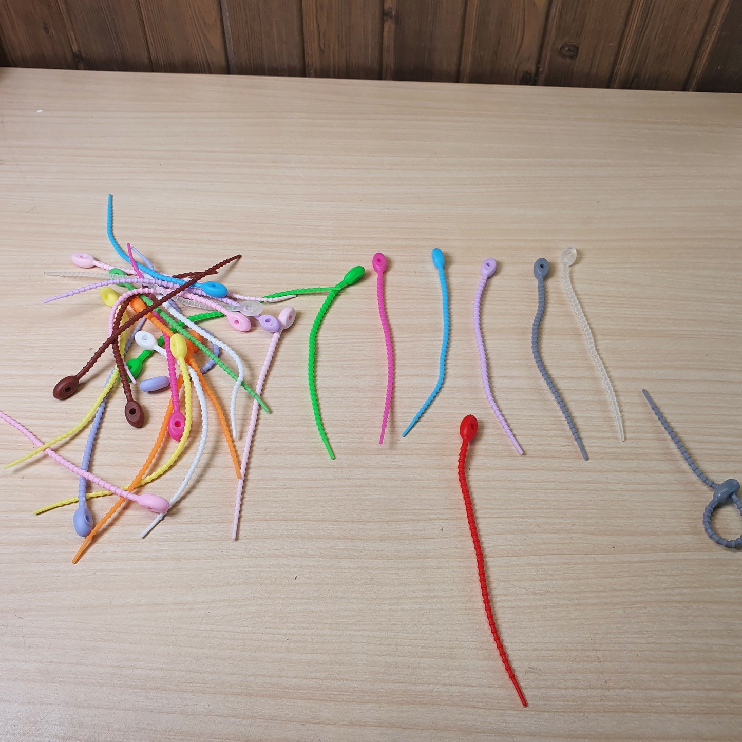 Lot Silicone Reusable Bag Ties Twist Wire Fasten Cable Zip Tie Headset Data Line Wire Universal Tie #9181