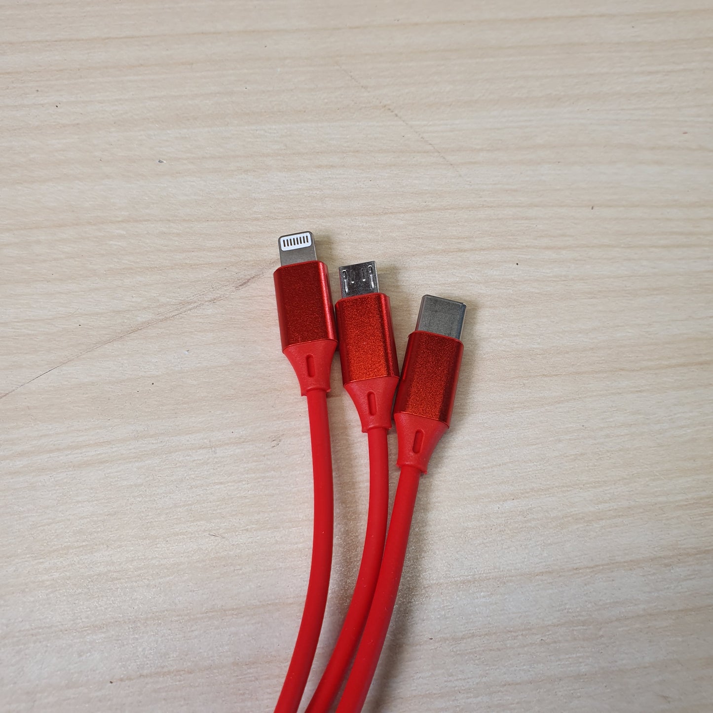 3-in-1 retractable charging cable #9062