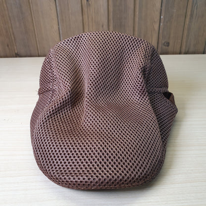 Brown Meioro Mesh Flat Cap #9229