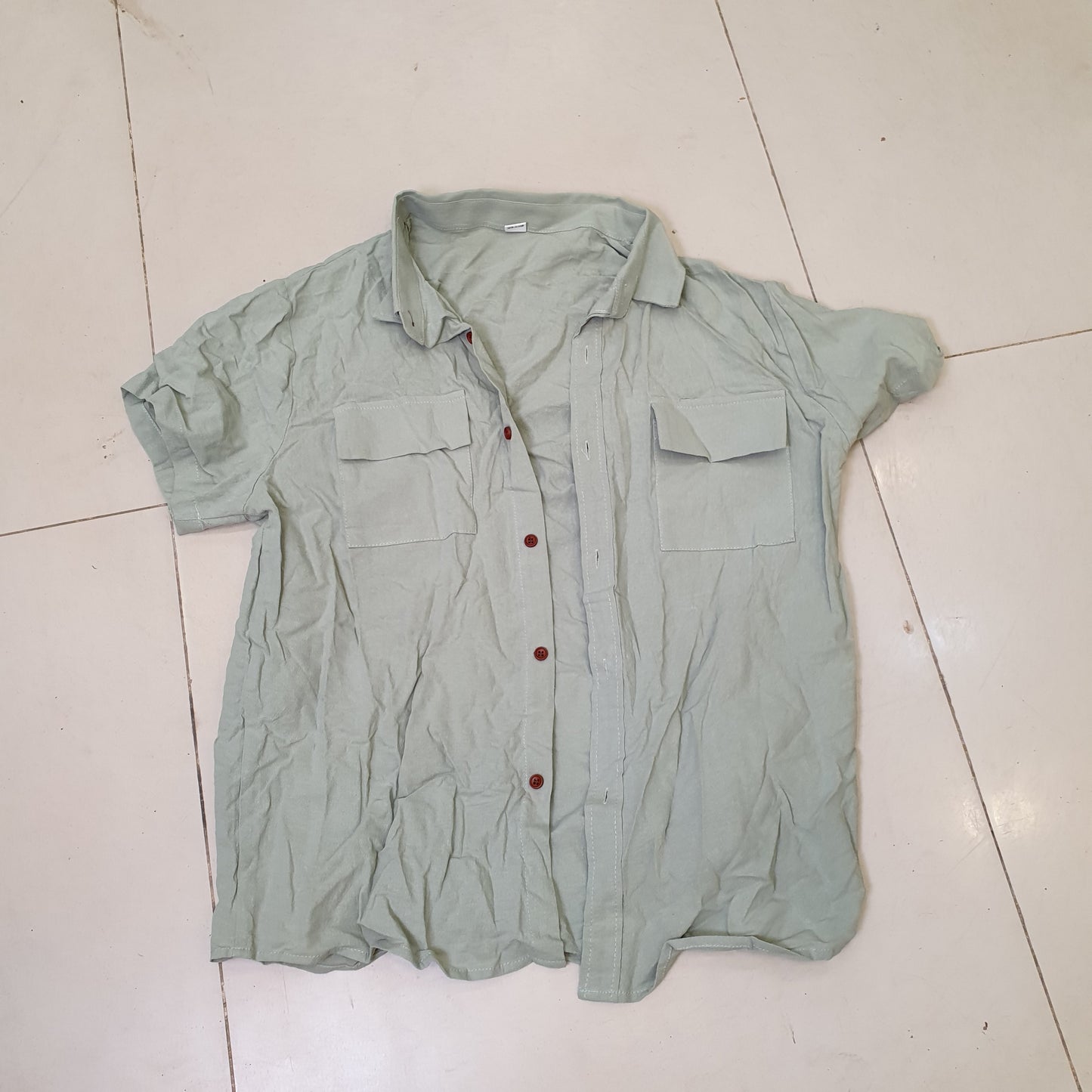 Summer Men's Linen Short-Sleeved Casual Shirt Size xxl Mentioned #8017