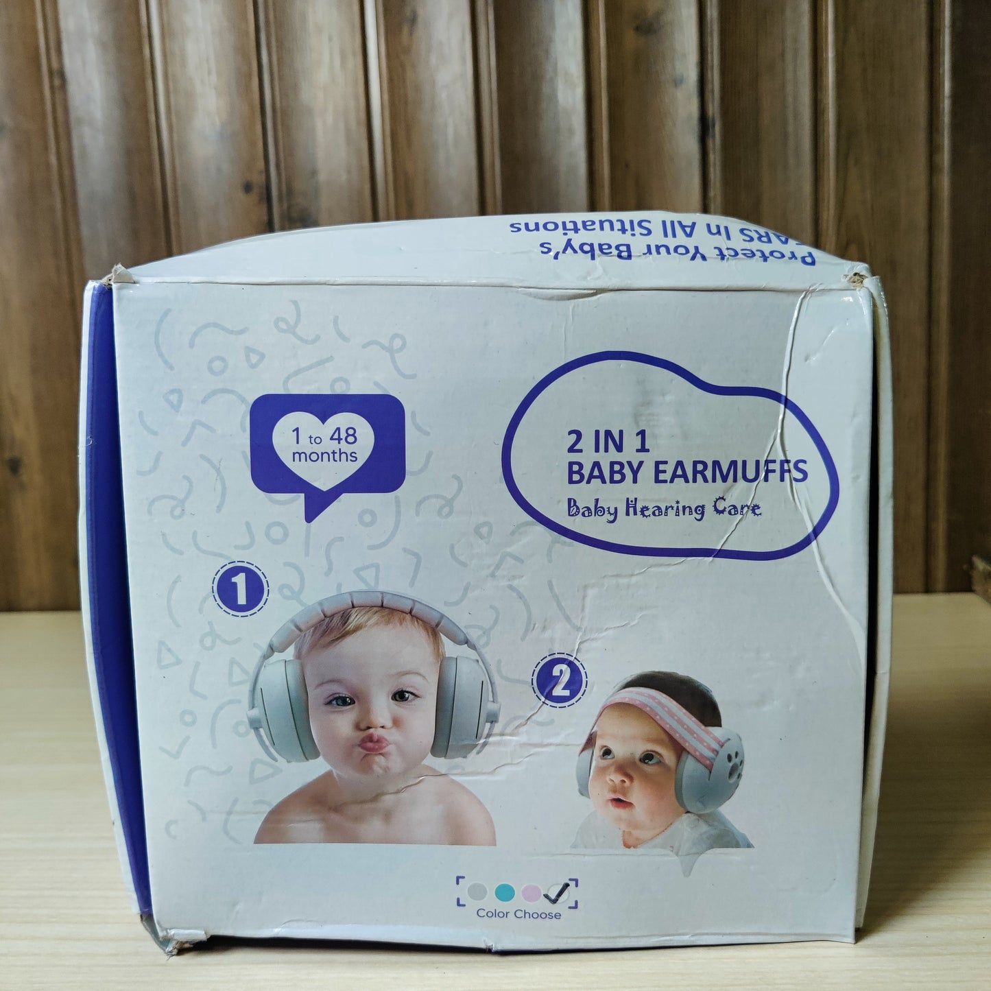 2 IN 1 Baby Earmuffs #321