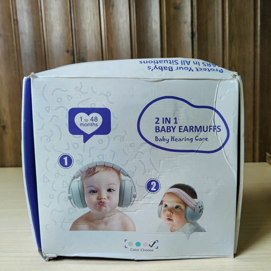 2 IN 1 Baby Earmuffs #321