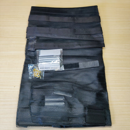 magnetic mesh curtain designed to act as a door screen for insects#1436