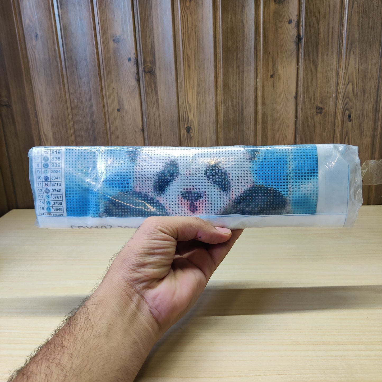 DIY 5D diamond painting kit featuring a panda design.#1055