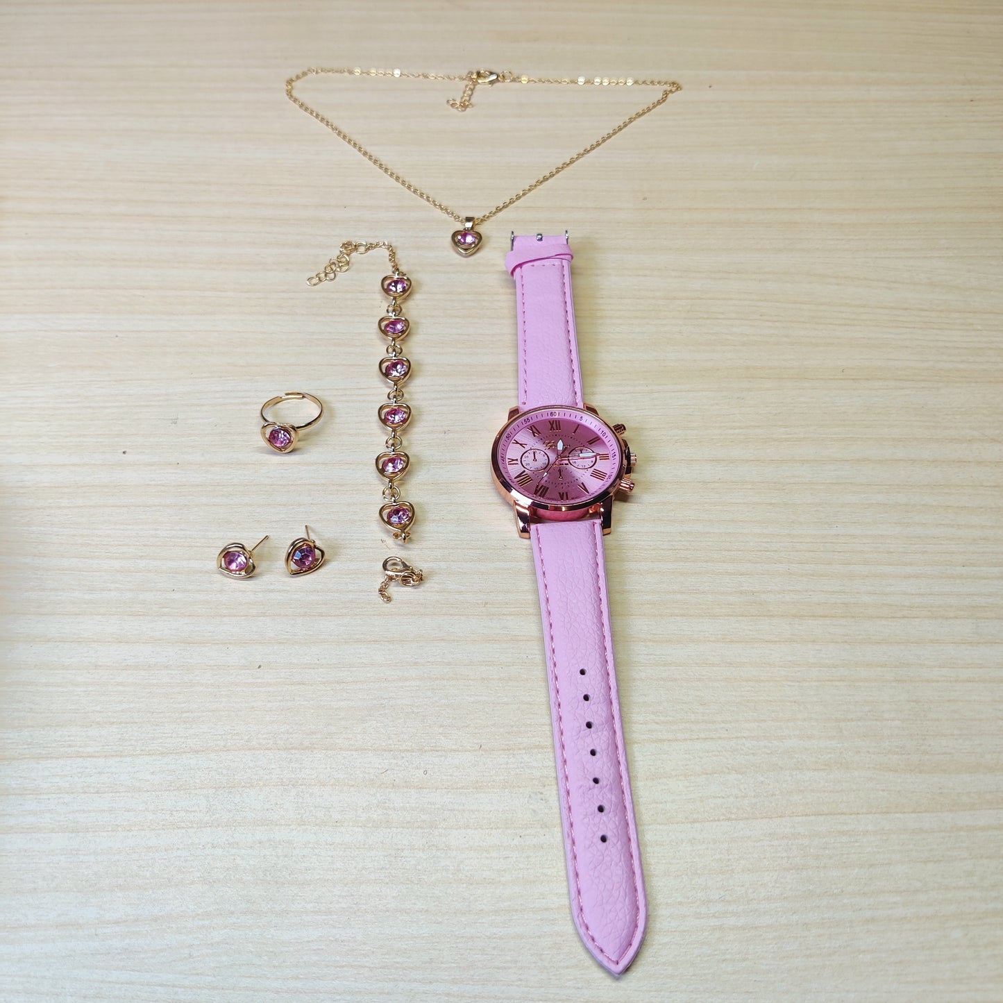 5 in 1 Jewellry Watch Set #1413