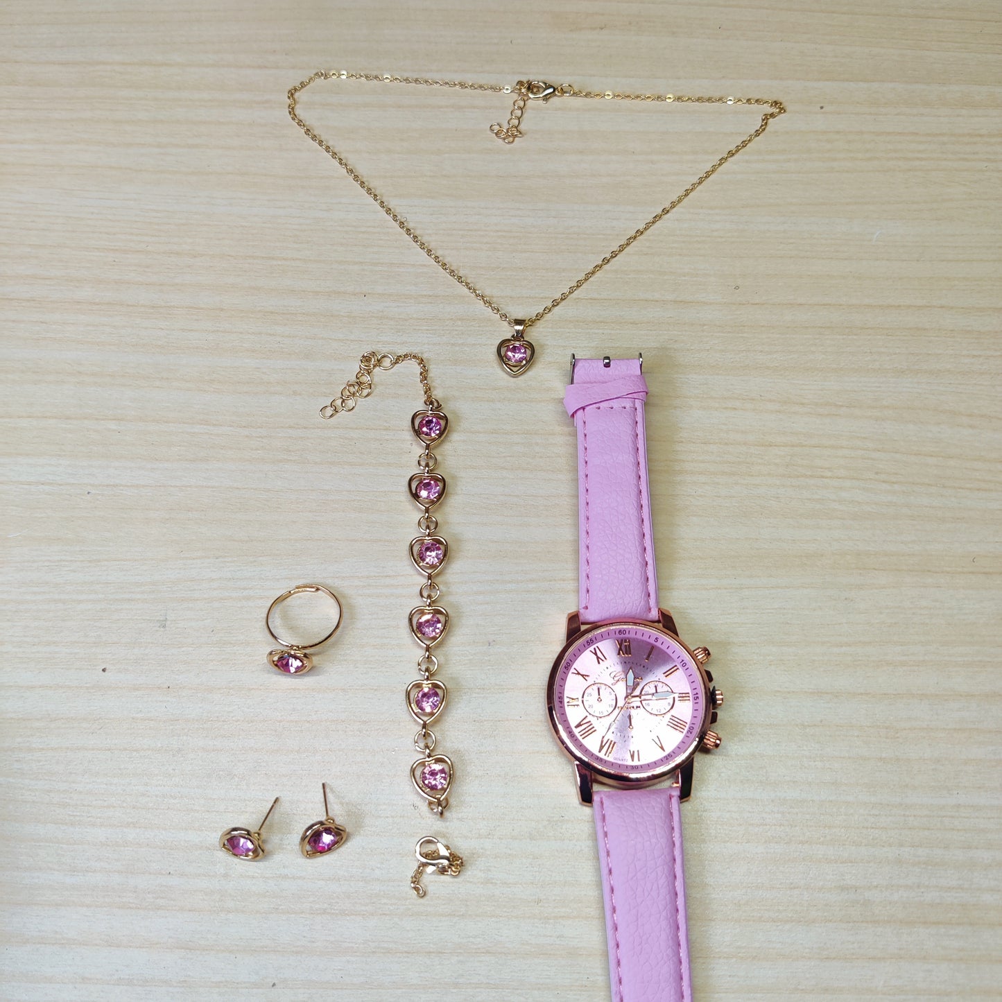 5 in 1 Jewellry Watch Set #1413
