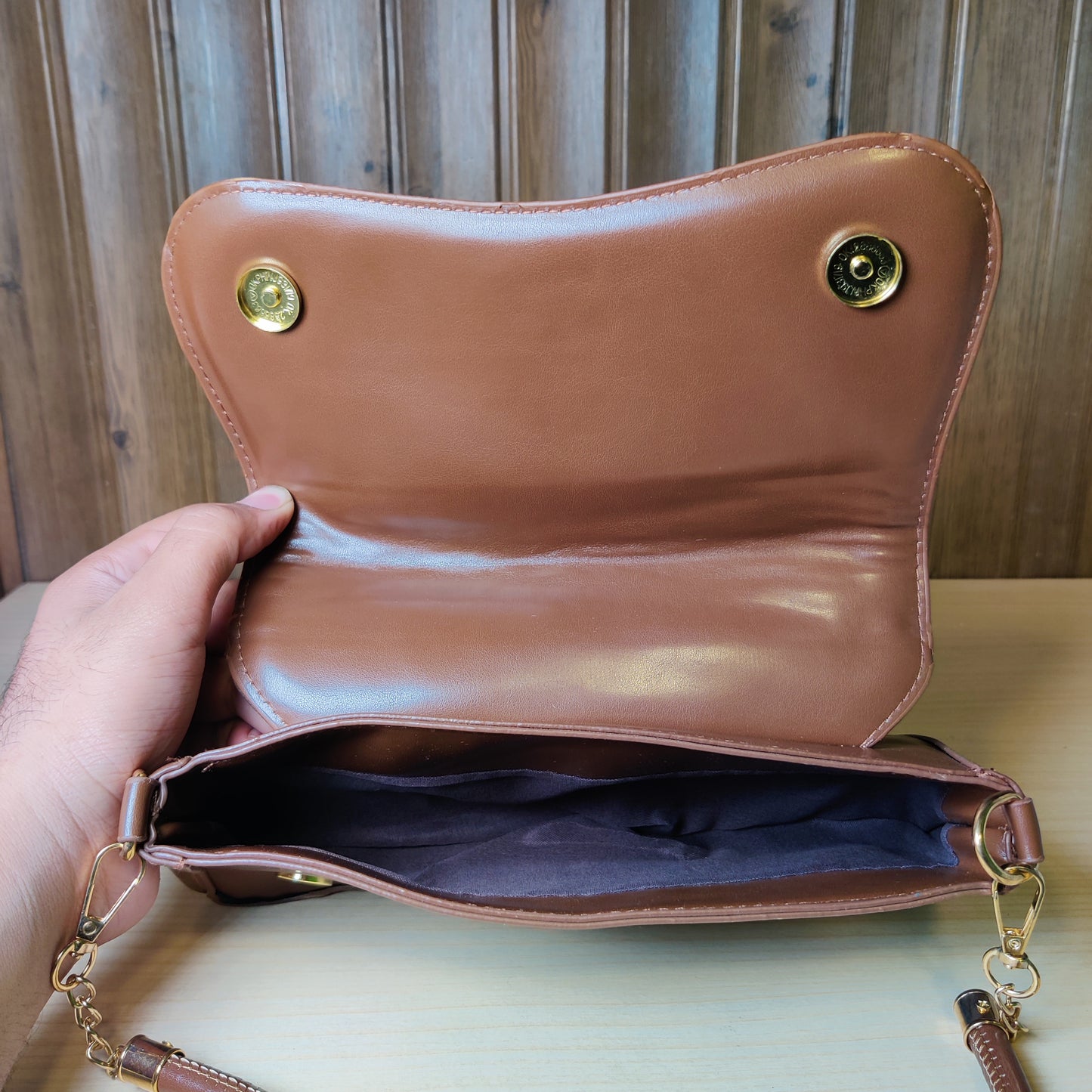 Ladies Bag Brown #1022