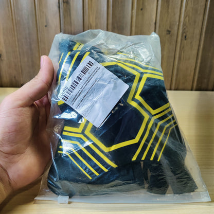JDWG-Solo Soccer Trainer featuring black and yellow neoprene material designed to improve individual football skills#1883