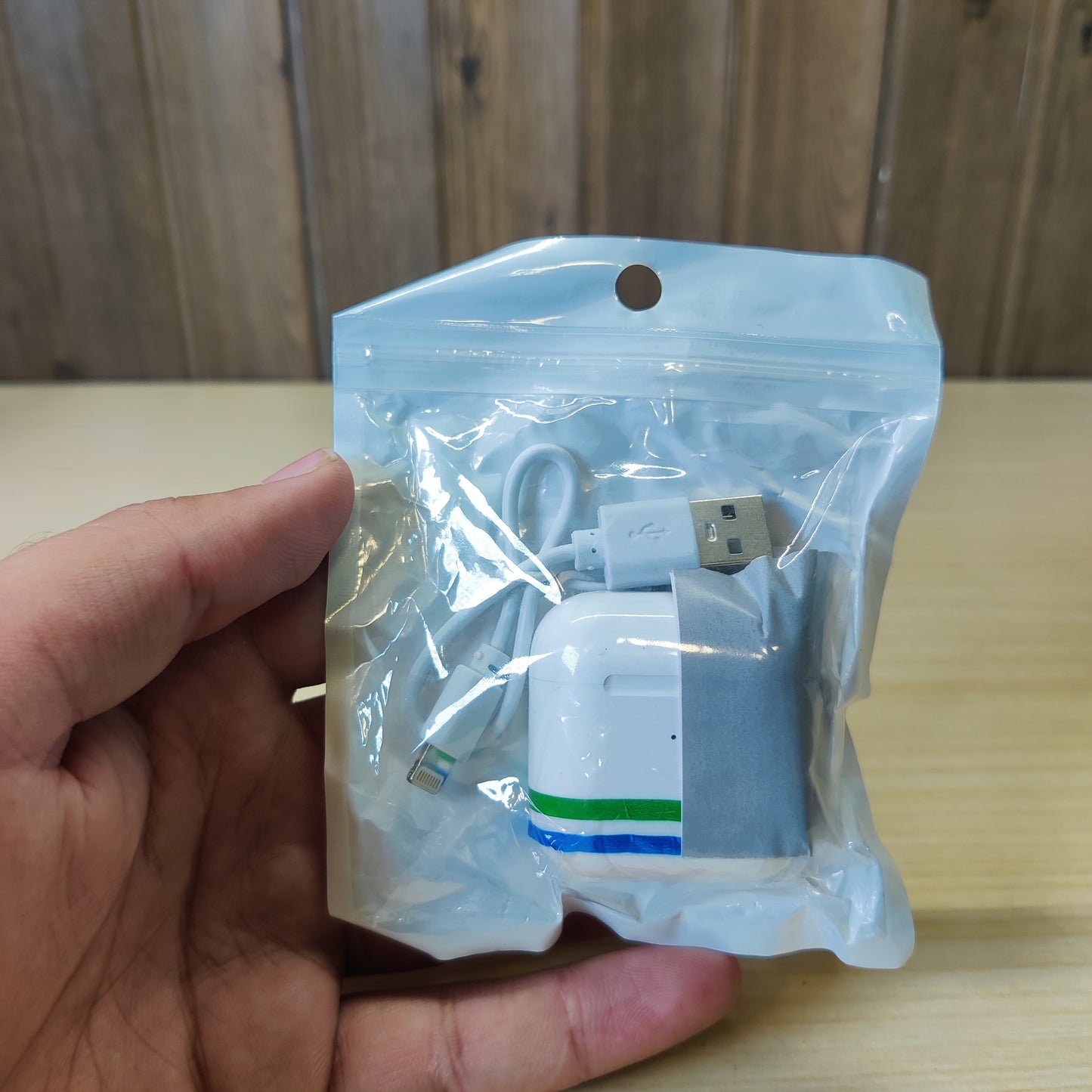 White Airpods