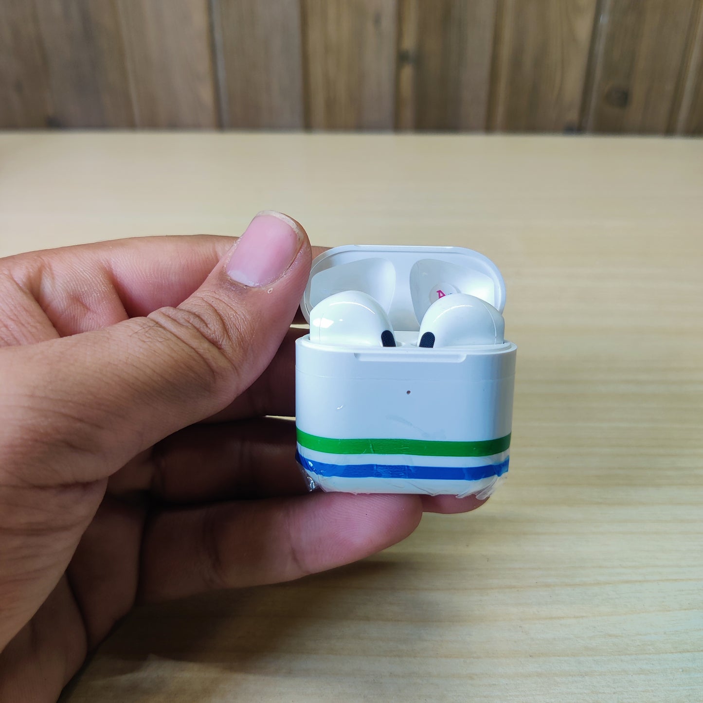 White Airpods