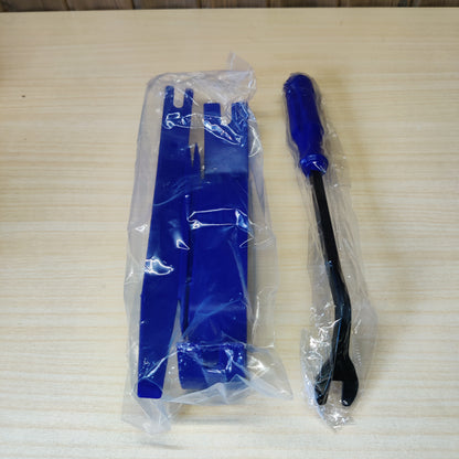 Plastic and metal automobile interior trim removal tools designed for prying off panels and clips without scratching#1671