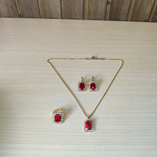 Necklace Rings and Earings set # 1911
