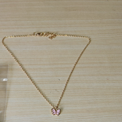 Butterfly Watch bracelet and chain Set #1844