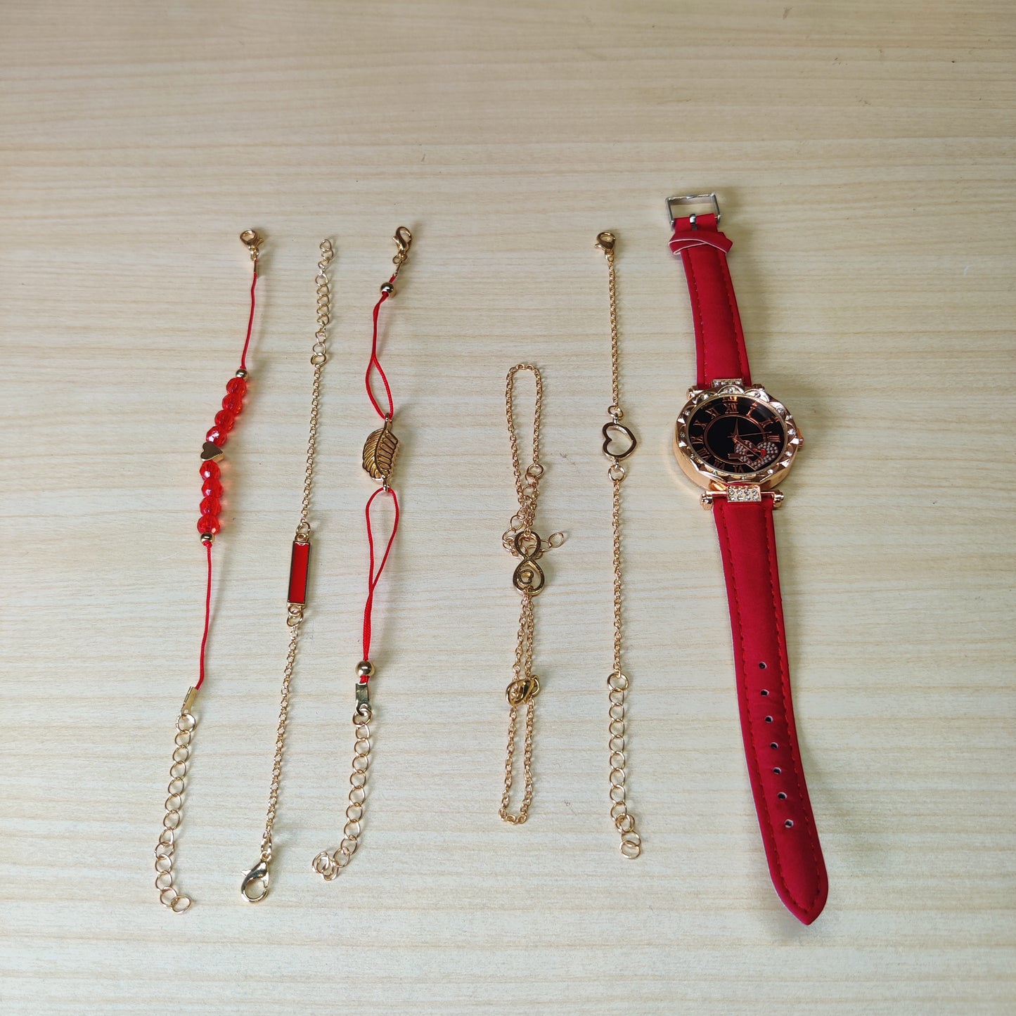 Watch with 5 Bracelets #1694