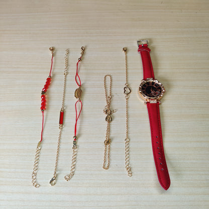 Watch with 5 Bracelets #1694