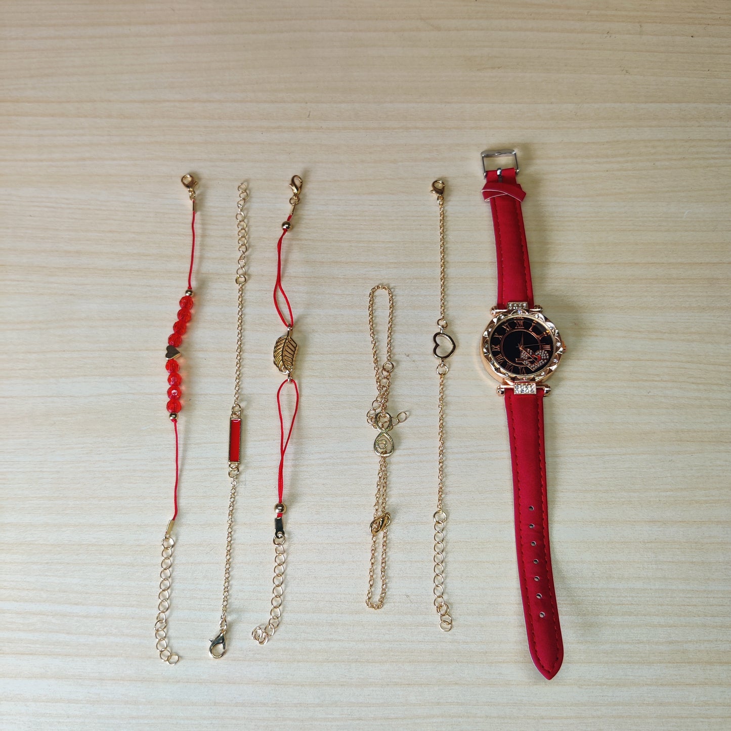 Watch with 5 Bracelets #1694