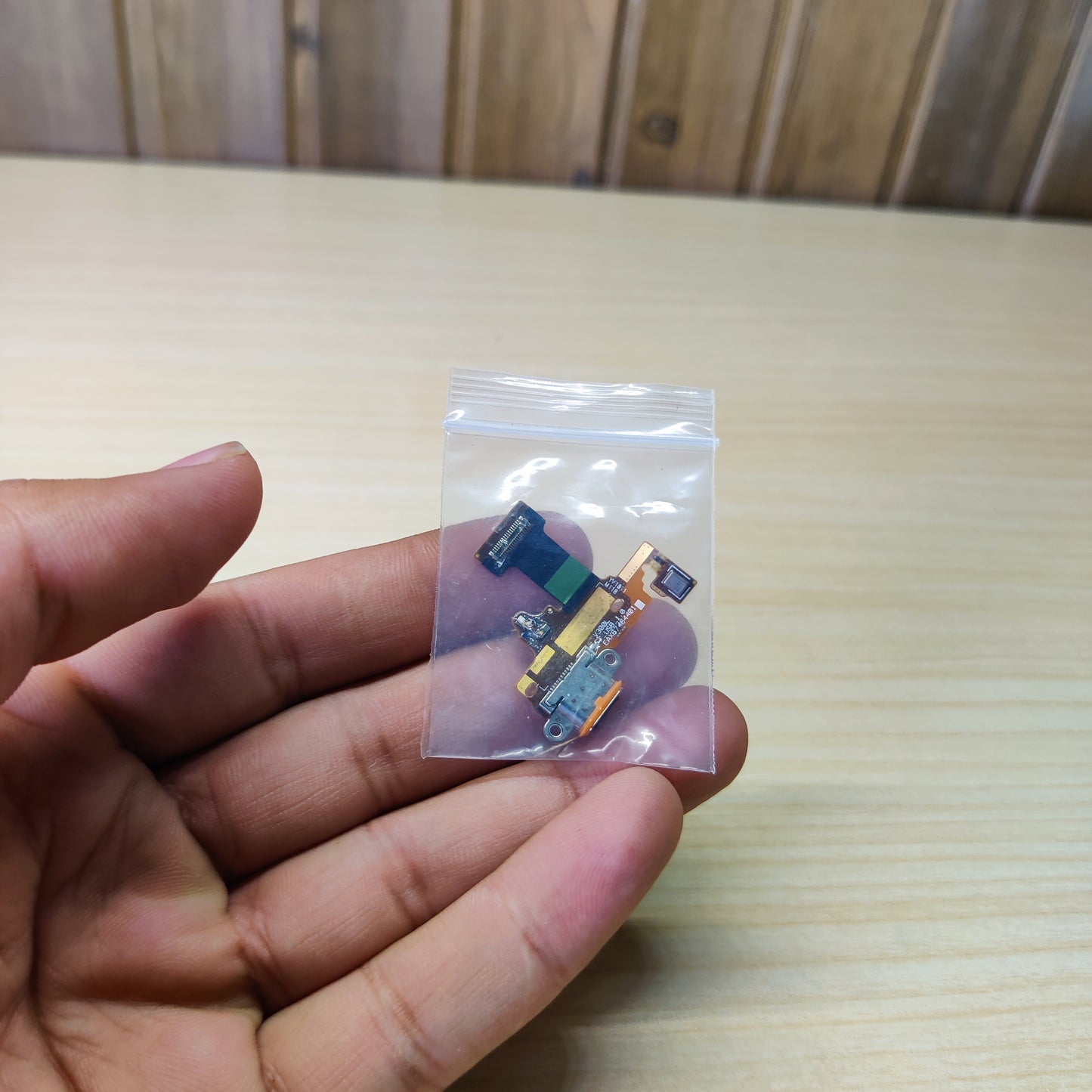 USB charging port flex cable assembly designed for the LG V30 smartphone.#2370