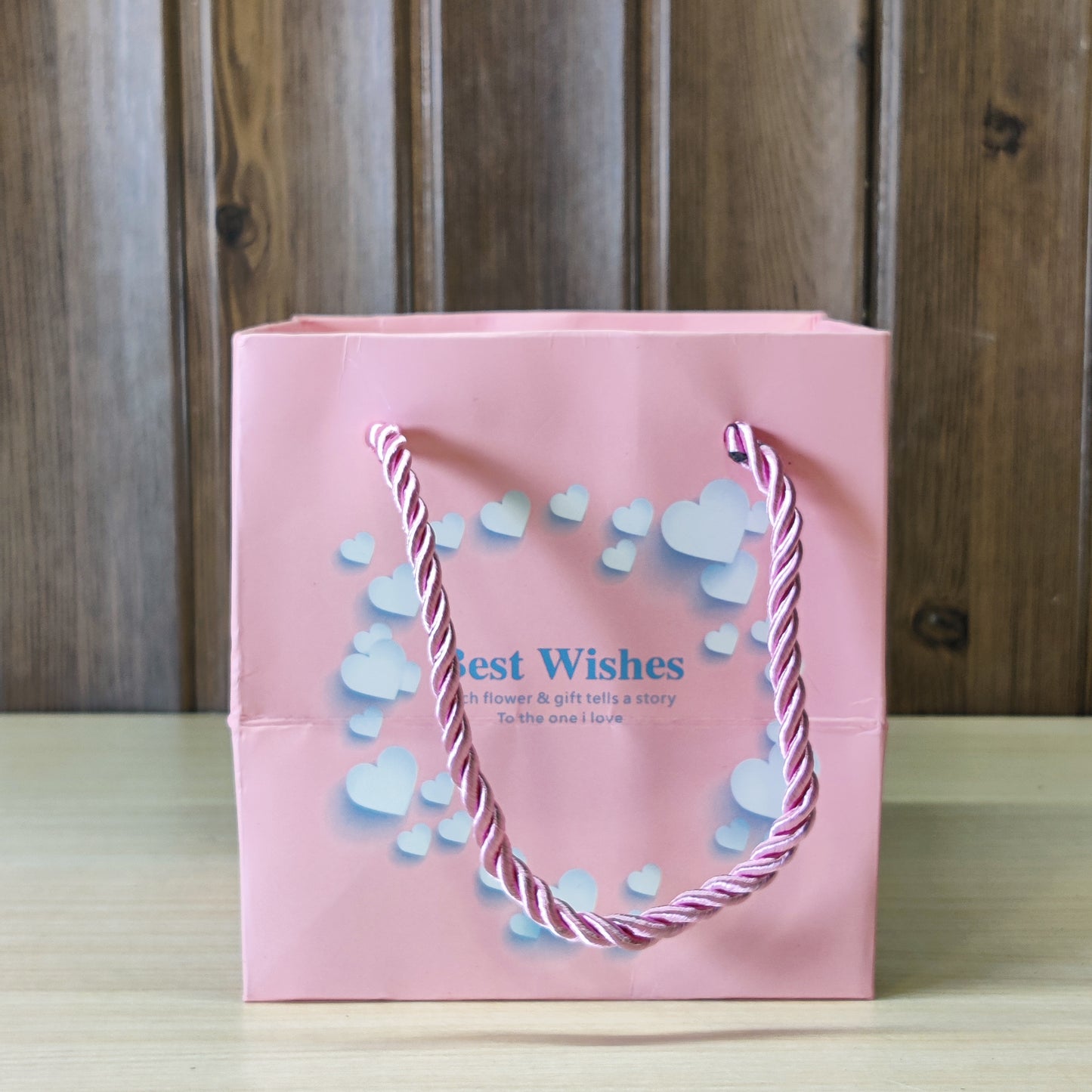 pink rotating eternal rose jewelry gift box with a preserved flower under an acrylic lid #2149