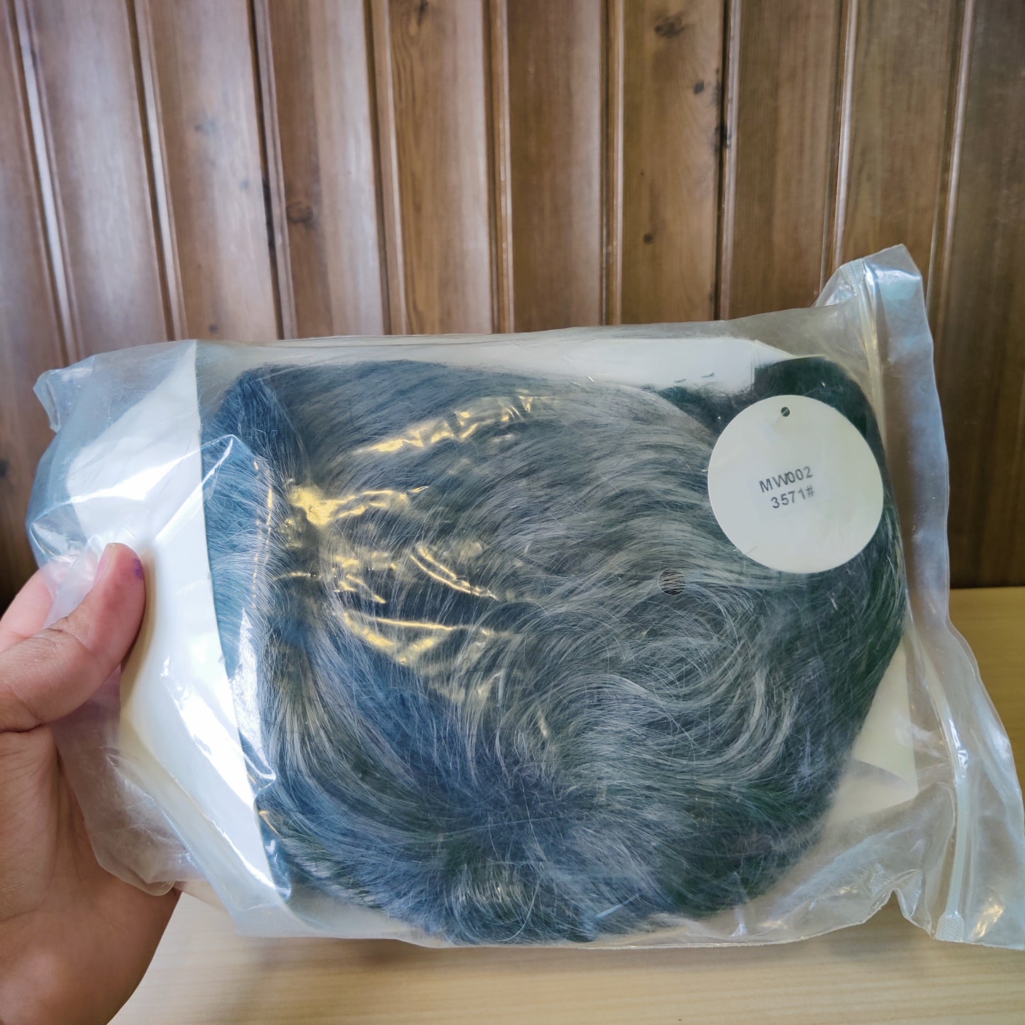 Grey Black Hair Wig #2195