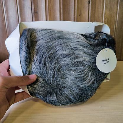 Grey Black Hair Wig #2195